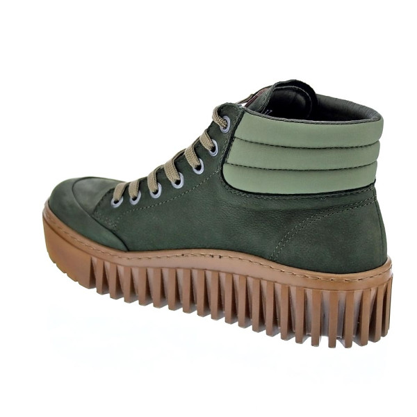 Botines Art Company zapatos Mujer modelo Brighton Verde Cordón