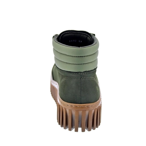 Botines Art Company zapatos Mujer modelo Brighton Verde Cordón