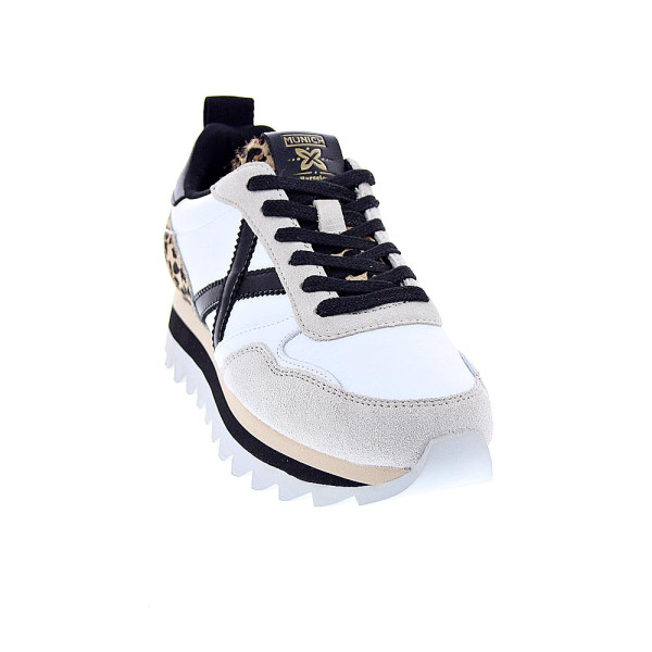 Zapatillas Munich zapatos Mujer modelo Ripple 65 Blanco Cordón