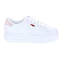 Zapatillas Levis zapatos Niña modelo Tampa Blanco Cordón