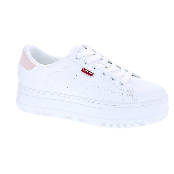 Zapatillas Levis zapatos Niña modelo Tampa Blanco Cordón