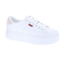 Zapatillas Levis zapatos Niña modelo Tampa Blanco Cordón