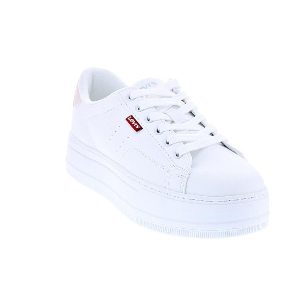 Zapatillas Levis zapatos Niña modelo Tampa Blanco Cordón