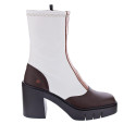 Botines Art Company zapatos Mujer modelo Berna Beige Cremallera