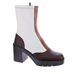 Botines Art Company zapatos Mujer modelo Berna Beige Cremallera 2