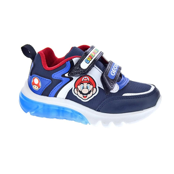 Zapatillas Geox zapatos Niño modelo Ciberdron Boy Azul Velcro