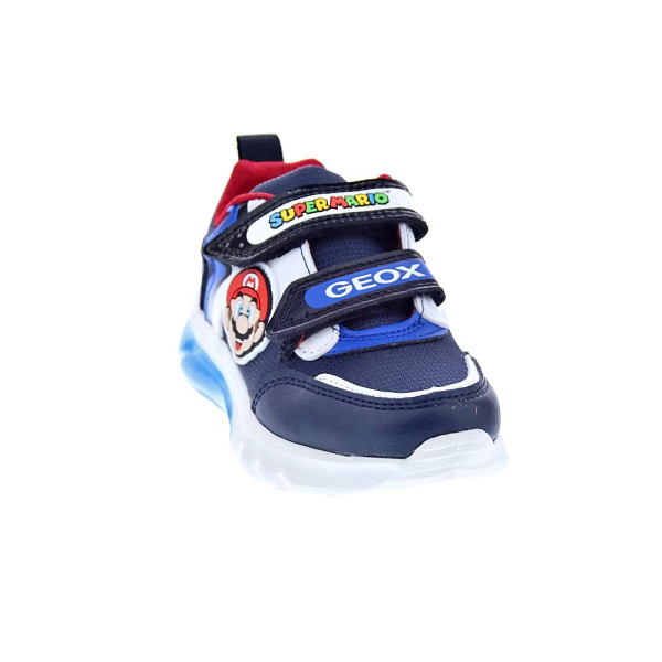 Zapatillas Geox zapatos Niño modelo Ciberdron Boy Azul Velcro