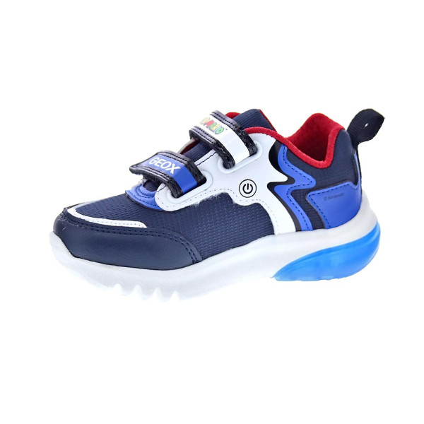 Zapatillas Geox zapatos Niño modelo Ciberdron Boy Azul Velcro