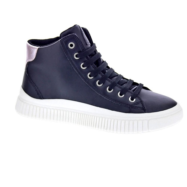 Zapatillas botas Geox zapatos Niña modelo Laquinny Negro Cremallera