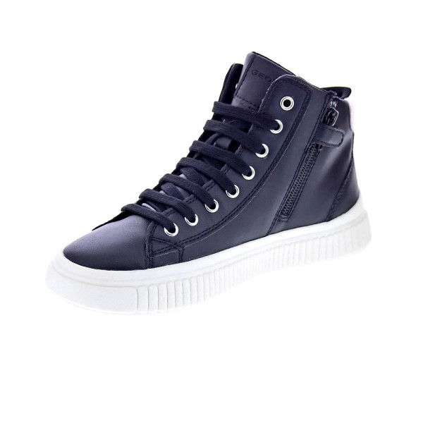 Zapatillas botas Geox zapatos Niña modelo Laquinny Negro Cremallera