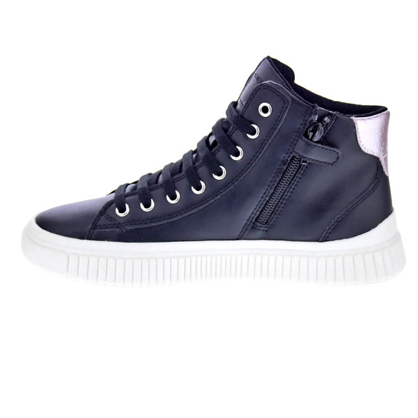 Zapatillas botas Geox zapatos Niña modelo Laquinny Negro Cremallera