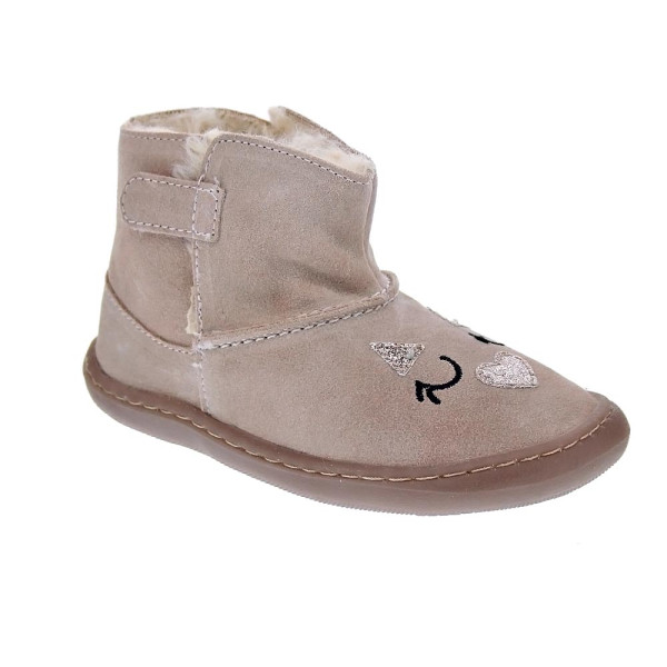 Botines Gioseppo zapatos Niña modelo Levoca Rosa Velcro