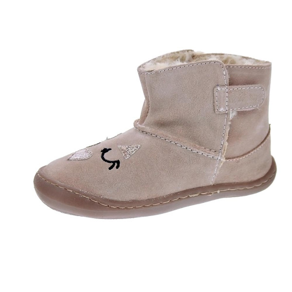 Botines Gioseppo zapatos Niña modelo Levoca Rosa Velcro