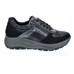 Zapatillas Imac zapatos Mujer modelo 656300 Negro Cordón