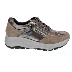 Zapatillas Imac zapatos Mujer modelo 656300 Beige Cordón