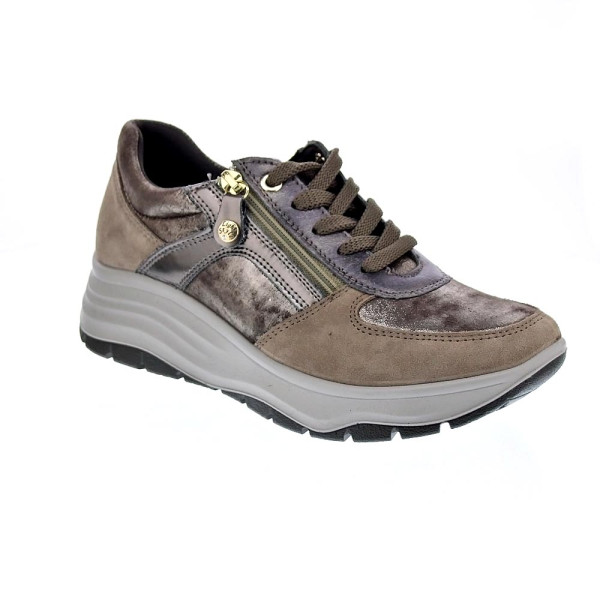 Zapatillas Imac zapatos Mujer modelo 656300 Beige Cordón