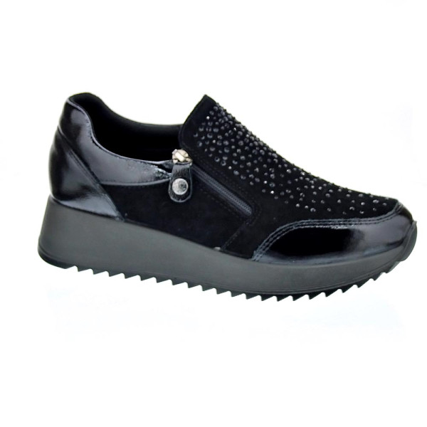 Zapatillas Imac zapatos Mujer modelo 657610 Negro Cremallera