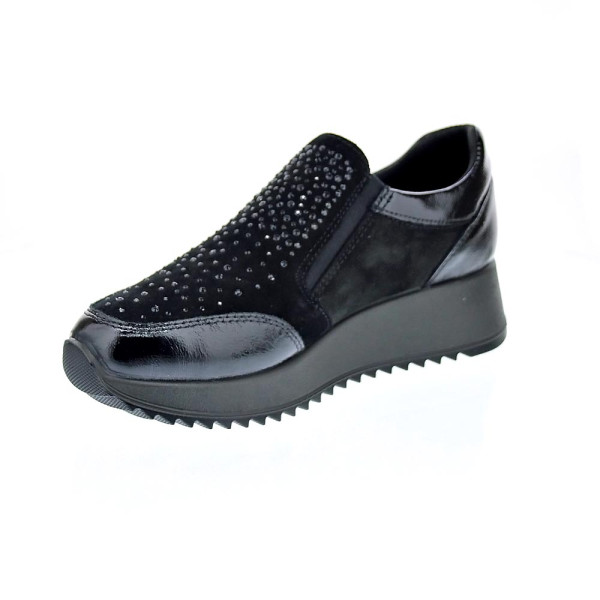 Zapatillas Imac zapatos Mujer modelo 657610 Negro Cremallera