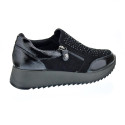 Zapatillas Imac zapatos Mujer modelo 657610 Negro Cremallera