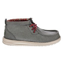 Botines Hey Dude zapatos Hombre modelo Wally Mix Wxed Verde Elástico
