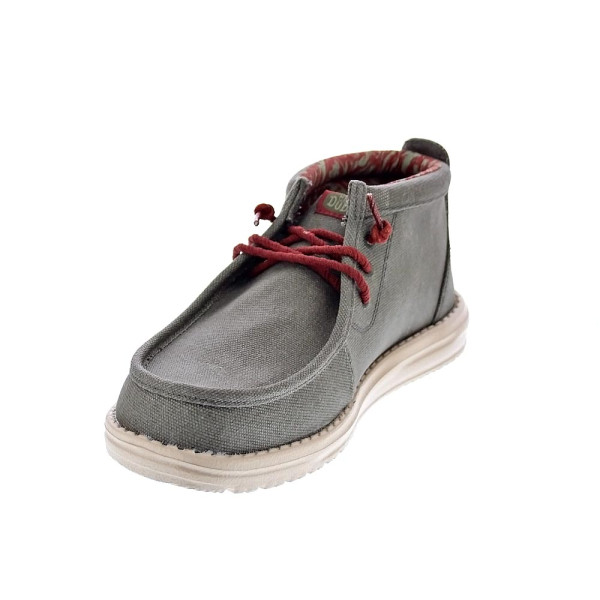 Botines Hey Dude zapatos Hombre modelo Wally Mix Wxed Verde Elástico