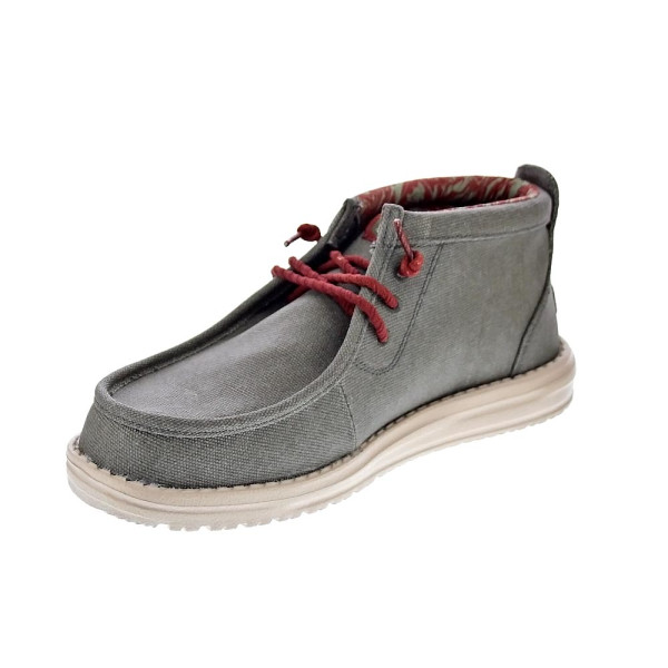 Botines Hey Dude zapatos Hombre modelo Wally Mix Wxed Verde Elástico