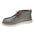 Botines Hey Dude zapatos Hombre modelo Wally Mix Wxed Verde Elástico