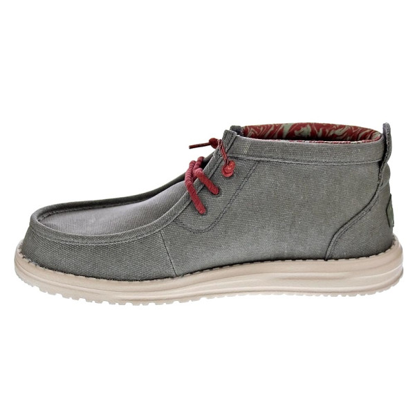 Botines Hey Dude zapatos Hombre modelo Wally Mix Wxed Verde Elástico