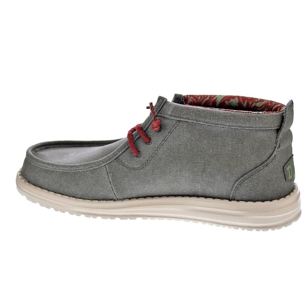 Botines Hey Dude zapatos Hombre modelo Wally Mix Wxed Verde Elástico