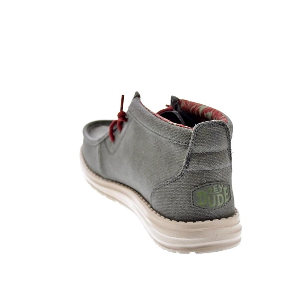 Botines Hey Dude zapatos Hombre modelo Wally Mix Wxed Verde Elástico