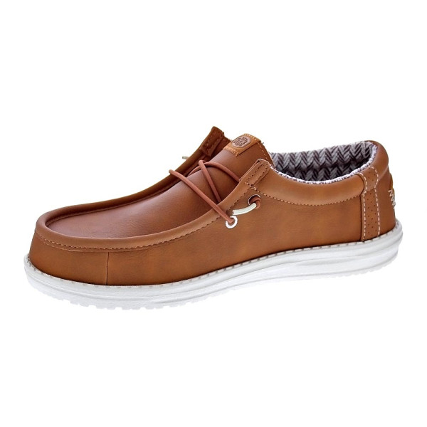 Mocasines Hey Dude zapatos Hombre modelo Wally Classic Marrón Elástico