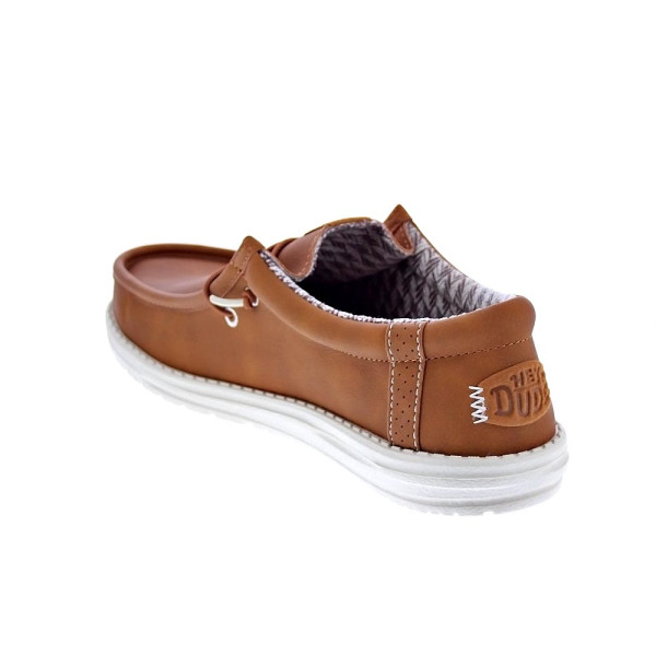 Mocasines Hey Dude zapatos Hombre modelo Wally Classic Marrón Elástico