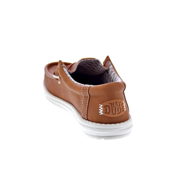 Mocasines Hey Dude zapatos Hombre modelo Wally Classic Marrón Elástico