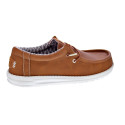 Mocasines Hey Dude zapatos Hombre modelo Wally Classic Marrón Elástico