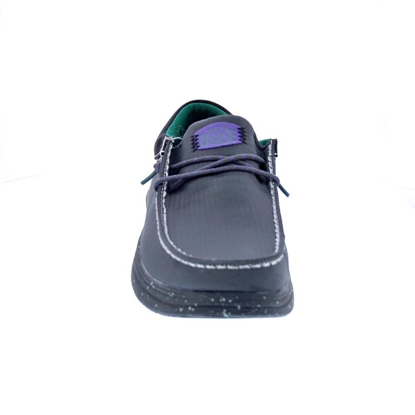 Mocasines Hey Dude zapatos Hombre modelo Wally X Hype Negro Elástico