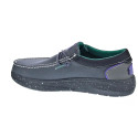 Mocasines Hey Dude zapatos Hombre modelo Wally X Hype Negro Elástico