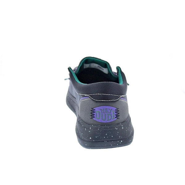 Mocasines Hey Dude zapatos Hombre modelo Wally X Hype Negro Elástico