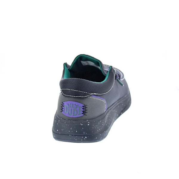 Mocasines Hey Dude zapatos Hombre modelo Wally X Hype Negro Elástico
