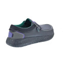 Mocasines Hey Dude zapatos Hombre modelo Wally X Hype Negro Elástico