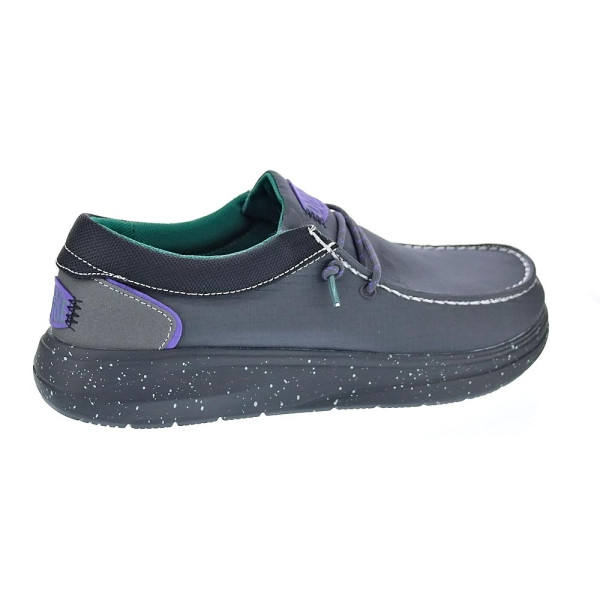 Mocasines Hey Dude zapatos Hombre modelo Wally X Hype Negro Elástico