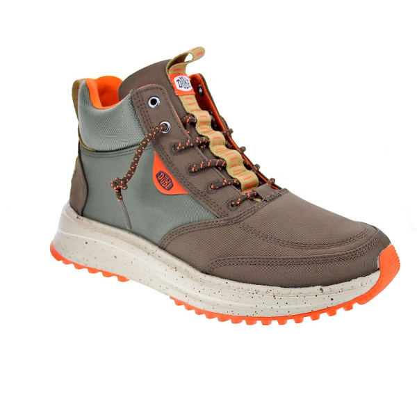 Zapatillas botas Hey Dude zapatos Hombre modelo Tahoe Marrón Elástico