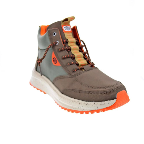 Zapatillas botas Hey Dude zapatos Hombre modelo Tahoe Marrón Elástico