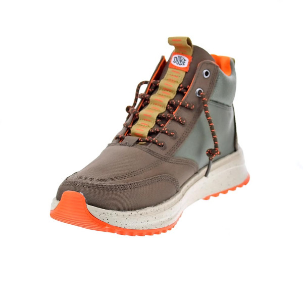 Zapatillas botas Hey Dude zapatos Hombre modelo Tahoe Marrón Elástico