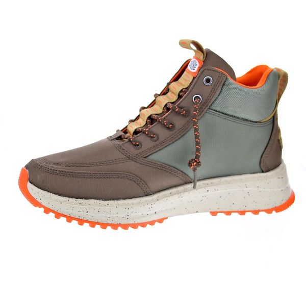 Zapatillas botas Hey Dude zapatos Hombre modelo Tahoe Marrón Elástico