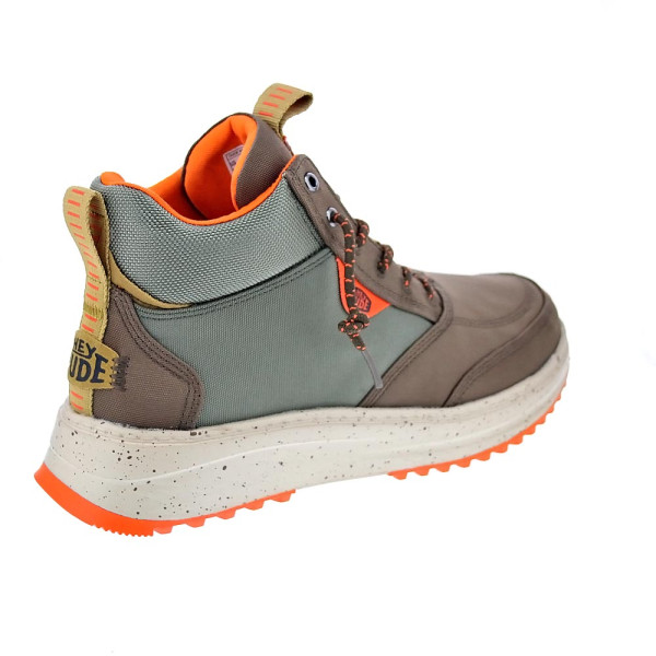 Zapatillas botas Hey Dude zapatos Hombre modelo Tahoe Marrón Elástico