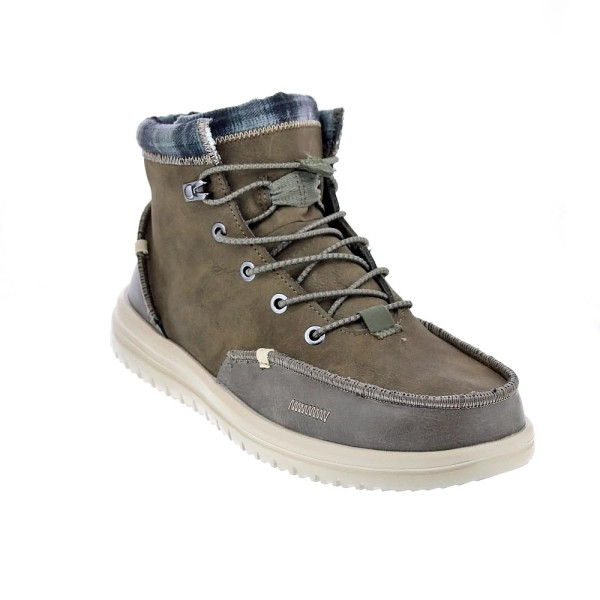 Botines Hey Dude zapatos Hombre modelo Bradley Classic Marrón Elástico