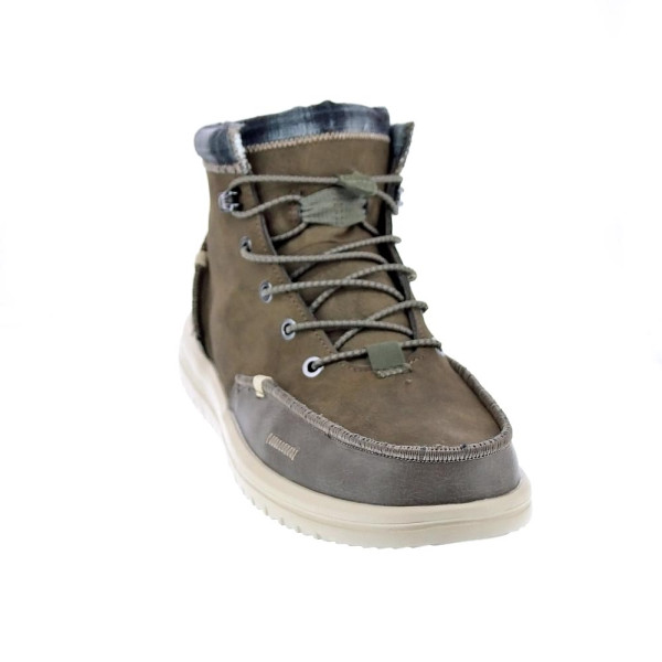 Botines Hey Dude zapatos Hombre modelo Bradley Classic Marrón Elástico
