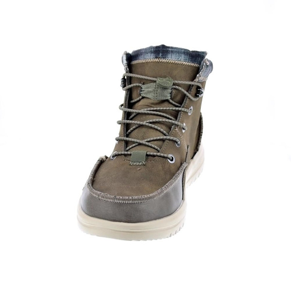 Botines Hey Dude zapatos Hombre modelo Bradley Classic Marrón Elástico