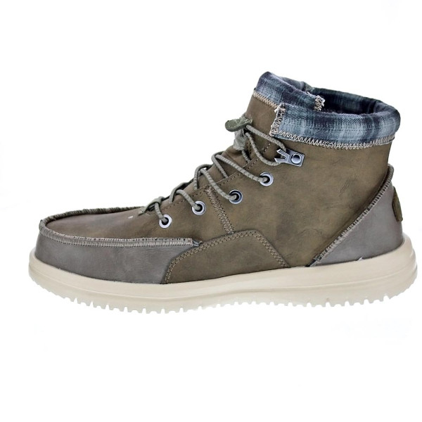 Botines Hey Dude zapatos Hombre modelo Bradley Classic Marrón Elástico