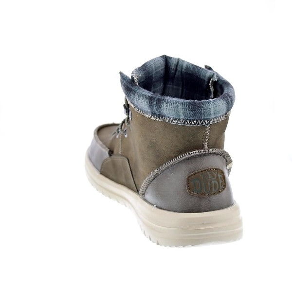 Botines Hey Dude zapatos Hombre modelo Bradley Classic Marrón Elástico